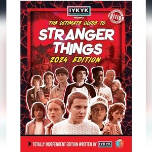 Stranger Things 2024 Ultimate Guide Hardcover Book UK Edition Graphic Novel